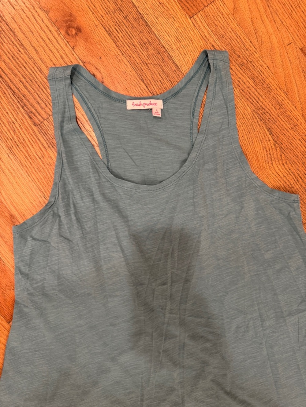 fresh produce Green Racerback Tank Dress - Picture 3 of 7